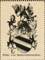 Wappen Frieherr von Stein-Liebenstein nr. 1327 Frieherr von Stein-Liebenstein