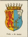 Wappen Freiherr von St. André nr. 2961 Freiherr von St. André