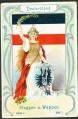 Arms, Flags and Folk Costume trade card