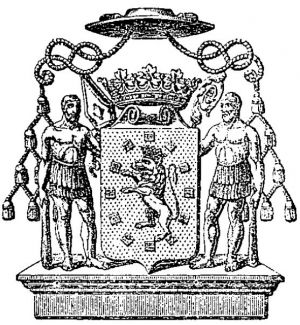 Arms (crest) of Jean-François de Saunhac-Belcastel
