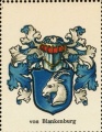 Wappen von Blankenburg nr. 1827 von Blankenburg