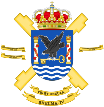 Coat of arms (crest) of the Maneuver Helicopter Battalion IV, Spanish Army