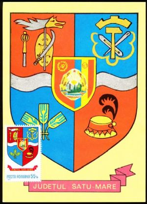 Coat of arms (crest) of Satu Mare (county)