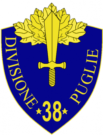 Coat of arms (crest) of the 38th Infantry Division Pugile, Italian Army