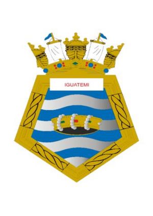 Coat of arms (crest) of the Ocean Support Ship Iguatemi, Brazilian Navy