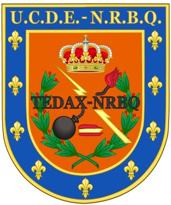 Escudo de Explosive Artifacts Defuser and CBRN Central Unit, Spanish National Police Corps/Arms (crest) of Explosive Artifacts Defuser and CBRN Central Unit, Spanish National Police Corps