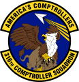 316th Comptroller Squadron, US Air Force.png
