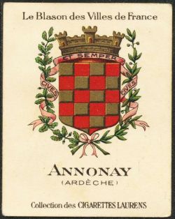 Blason de Annonay/Coat of arms (crest) of {{PAGENAME