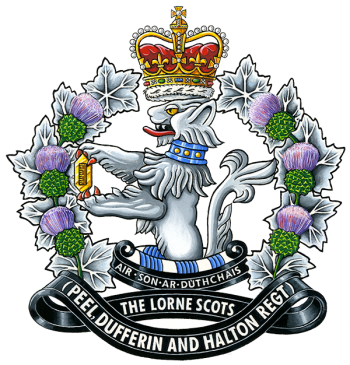 Coat of arms (crest) of the The Lorne Scots (Peel, Dufferin and Halton Regiment), Canadian Army