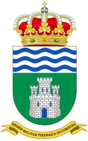 Coat of arms (crest) of the Western Pyrenean Military Region, Spanish Army