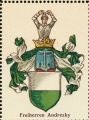 Wappen Freiherren Andrezky nr. 1677 Freiherren Andrezky