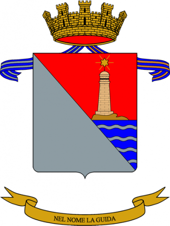 Coat of arms (crest) of the Garibaldi Logistics Battalion, Italian Army