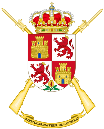 Coat of arms (crest) of Infantry Battalion Guardia Vieja de Castilla, Spanish Army