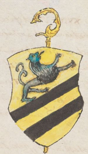Arms (crest) of Johannes II (Abbot of Lucelle)