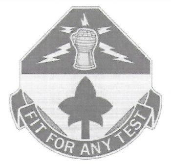 Coat of arms (crest) of Special Troops Battalion, 4th Infantry Division, US Army