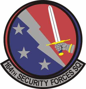 Coat of arms (crest) of the 164th Security Forces Squadron, Tennessee Air National Guard