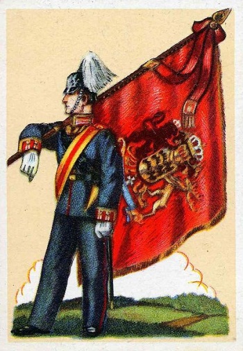 Coat of arms (crest) of Grenadier Regiment Queen Olga (1st Württembergian) No 119, Germany