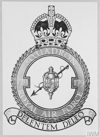 Coat of arms (crest) of the No 179 Squadron, Royal Air Force