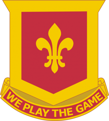 Coat of arms (crest) of 131st Field Artillery Regiment, Texas Army National Guard