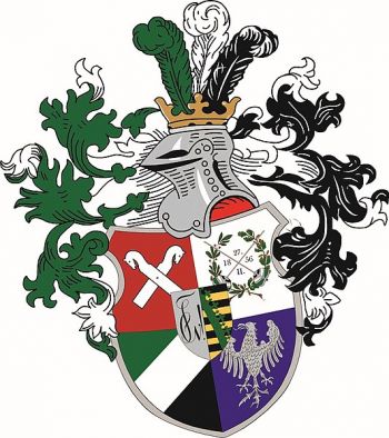 Wappen von Corps Saxonia zu Karlsruhe/Arms (crest) of Corps Saxonia zu Karlsruhe