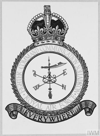 Coat of arms (crest) of the Fighter Command Commuication Squadron, Royal Air Force