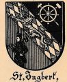 Wappen von Sankt Ingbert/ Arms of Sankt Ingbert