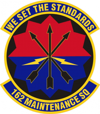 Coat of arms (crest) of the 162nd Maintenance Squadron, Arizona Air National Guard