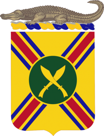 Coat of arms (crest) of the 187th Armor Regiment, Florida Army National Guard