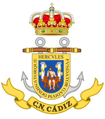 Coat of arms (crest) of the Naval Command of Cadiz, Spanish Navy