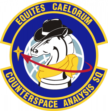 Coat of arms (crest) of the Counterspace Analysis Squadron, US Air Force