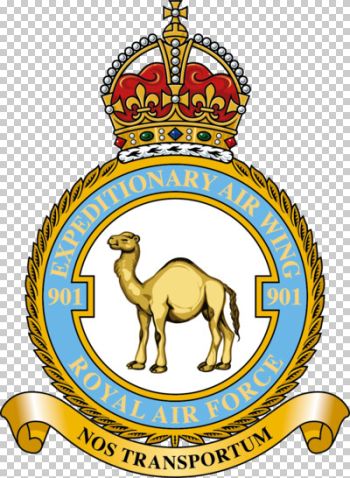 Coat of arms (crest) of No 901 Expeditionary Air Wing, Royal Air Force