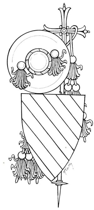 Arms of Carlo Domenico del Carretto