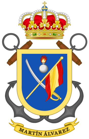 Coat of arms (crest) of the Martin Álvarez Section, Spanish Navy