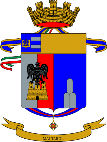 Coat of arms (crest) of the Tirano Alpini Battalion, Italian Army