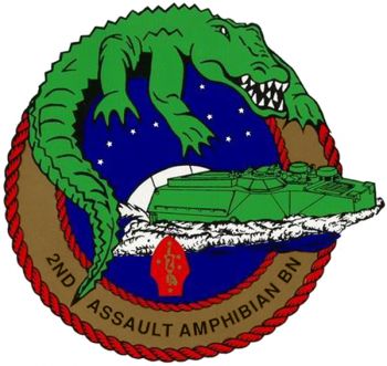 Coat of arms (crest) of the 2nd Assault Amphibian Battalion, USMC