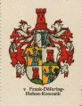 Wappen von Frank-Döfering-Hohen-Kemnath nr. 3355 von Frank-Döfering-Hohen-Kemnath