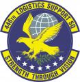 446th Logistics Support Squadron (later Maintenance Operations Squadron), US Air Force.png