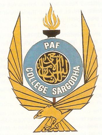 Coat of arms (crest) of the Pakistan Air Force College Sargodha