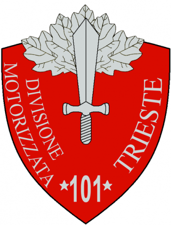 Coat of arms (crest) of the 101st Motorized Division Trieste, Italian Army