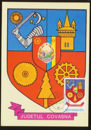 Coat of arms (crest) of Covasna (county)