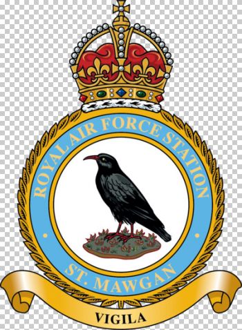 Coat of arms (crest) of RAF Station St Mawgan, Royal Air Force