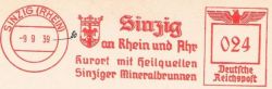 Wappen von Sinzig/Arms (crest) of Sinzig