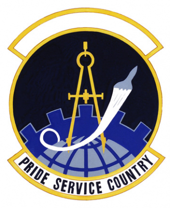 Coat of arms (crest) of the 6570th Civil Engineer Squadron, US Air Force