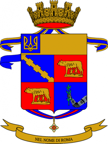 Coat of arms (crest) of the 80th Infantry Regiment Roma, Italian Army