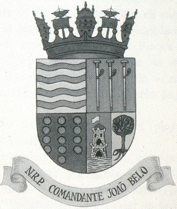 Coat of arms (crest) of the Frigate NRP Comandante Joaõ Belo, Portuguese Navy