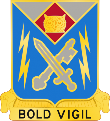 Arms of 105th Military Intelligence Battalion, US Army