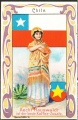 Arms, Flags and Types of Nations trade card Chile Hauswaldt Kaffee