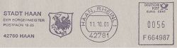 Wappen von Haan/Arms (crest) of Haan