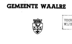 Wapen van Waalre/ Arms of Waalre