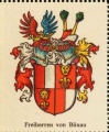 Wappen Freiherren von Bünau nr. 1701 Freiherren von Bünau